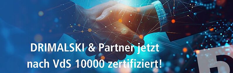 Bild mit Handschlag und Schrift
